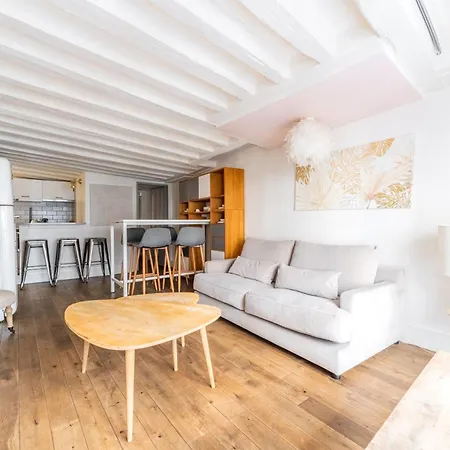 Charming Flat Montorgueil Lägenhet *